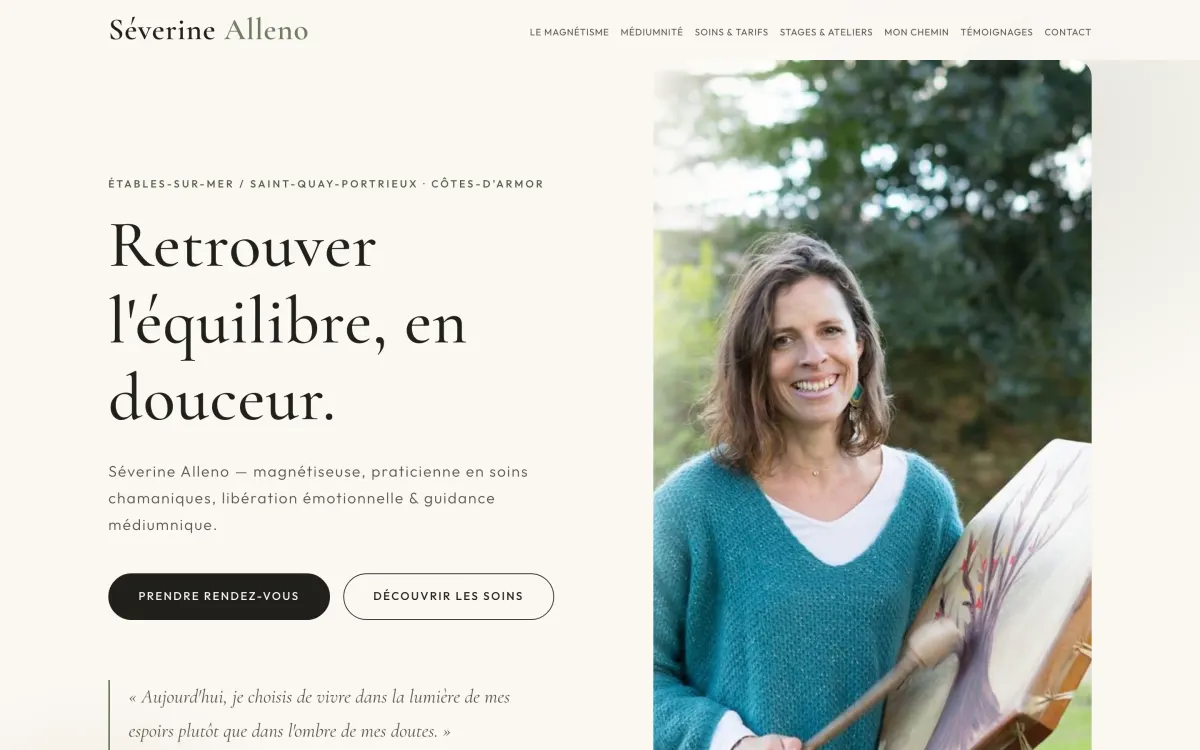 Le site de Séverine Alleno